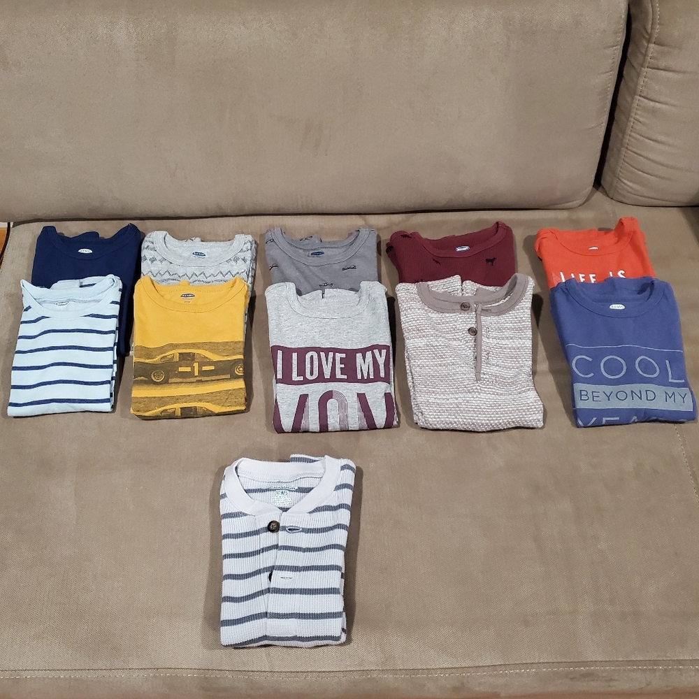 Old Navy Bundle (11 Items) Boys Long Sleeve Size 5T